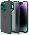 ETUI DO IPHONE 14 PRO MAX MATOWE CASE – OCHRONA APARATU I WZMOCNIONA OSŁONA, ZIELONY