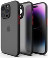 ETUI DO IPHONE 14 PRO MATOWE CASE – OCHRONA APARATU I WZMOCNIONA OSŁONA, CZARNY