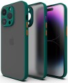 ETUI DO IPHONE 14 PRO MATOWE CASE – OCHRONA APARATU I WZMOCNIONA OSŁONA, ZIELONY