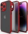 ETUI DO IPHONE 14 PRO MATOWE CASE – OCHRONA APARATU I WZMOCNIONA OSŁONA, CZERWONY