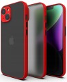 ETUI DO IPHONE 14 PLUS MATOWE CASE – OCHRONA APARATU I WZMOCNIONA OSŁONA, CZERWONY