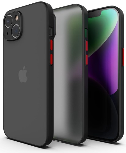 ETUI DO IPHONE 13 MINI MATOWE CASE – OCHRONA APARATU I WZMOCNIONA OSŁONA, CZARNY