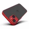 ETUI DO IPHONE 13 MINI MATOWE CASE – OCHRONA APARATU I WZMOCNIONA OSŁONA, CZERWONY