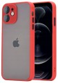 ETUI DO IPHONE 12 MATOWE CASE – OCHRONA APARATU I WZMOCNIONA OSŁONA, CZERWONY