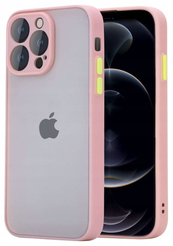 ETUI DO IPHONE 12 PRO MATOWE CASE – OCHRONA APARATU I WZMOCNIONA OSŁONA, RÓŻOWY