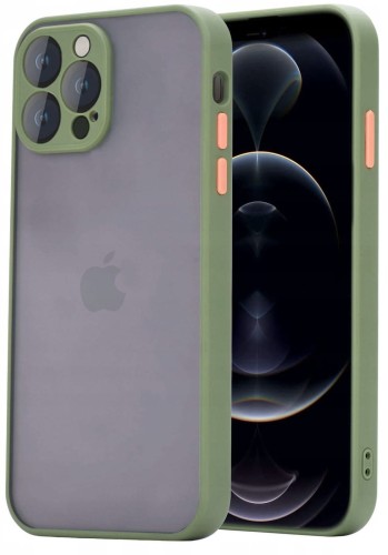 ETUI DO IPHONE 12 PRO MATOWE CASE – OCHRONA APARATU I WZMOCNIONA OSŁONA, KHAKI