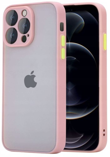 ETUI DO IPHONE 12 PRO MAX MATOWE CASE – OCHRONA APARATU I WZMOCNIONA OSŁONA, RÓŻOWY