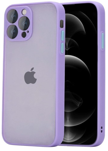 ETUI DO IPHONE 12 PRO MAX MATOWE CASE – OCHRONA APARATU I WZMOCNIONA OSŁONA, FIOLETOWY