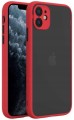 ETUI DO IPHONE 11 MATOWE CASE – OCHRONA APARATU I WZMOCNIONA OSŁONA, CZERWONY