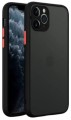 ETUI DO IPHONE 11 PRO MAX MATOWE CASE – OCHRONA APARATU I WZMOCNIONA OSŁONA, CZARNY