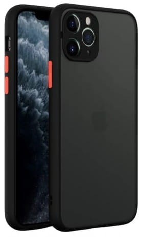 ETUI DO IPHONE 11 PRO MAX MATOWE CASE – OCHRONA APARATU I WZMOCNIONA OSŁONA, CZARNY