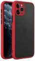 ETUI DO IPHONE 11 PRO MAX MATOWE CASE – OCHRONA APARATU I WZMOCNIONA OSŁONA, CZERWONY
