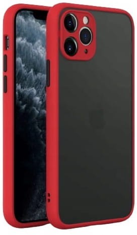 ETUI DO IPHONE 11 PRO MAX MATOWE CASE – OCHRONA APARATU I WZMOCNIONA OSŁONA, CZERWONY