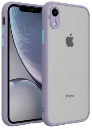 ETUI DO IPHONE XR MATOWE CASE – OCHRONA APARATU I WZMOCNIONA OSŁONA, FIOLETOWY