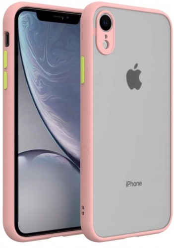 ETUI DO IPHONE XR MATOWE CASE – OCHRONA APARATU I WZMOCNIONA OSŁONA, RÓŻOWY