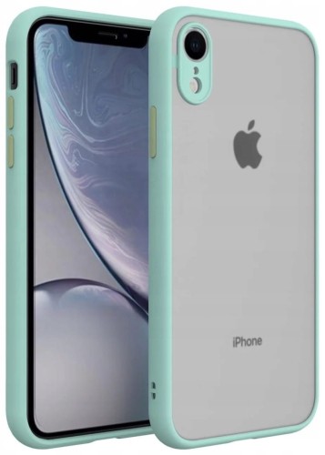 ETUI DO IPHONE XR MATOWE CASE – OCHRONA APARATU I WZMOCNIONA OSŁONA, TURKUSOWY