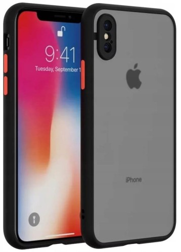 ETUI DO IPHONE XS MAX MATOWE CASE – OCHRONA APARATU I WZMOCNIONA OSŁONA, CZARNY