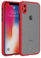 ETUI DO IPHONE XS MAX MATOWE CASE – OCHRONA APARATU I WZMOCNIONA OSŁONA, CZERWONY