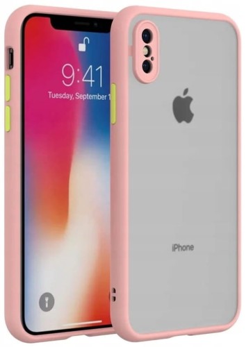 ETUI DO IPHONE XS MAX MATOWE CASE – OCHRONA APARATU I WZMOCNIONA OSŁONA, RÓŻOWY