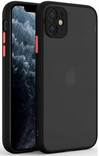 ETUI DO IPHONE 11 MATOWE CASE – OCHRONA APARATU I WZMOCNIONA OSŁONA, CZARNY