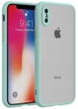 ETUI DO IPHONE X/XS MATOWE CASE – OCHRONA APARATU I WZMOCNIONA OSŁONA, TURKUSOWY