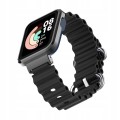 BRANSOLETA PASEK Z RAMKĄ DO XIAOMI MI WATCH LITE - CZARNY
