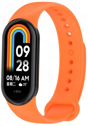 PASEK DO XIAOMI SMART MI BAND 8/9/10 – WYGODNA OPASKA, POMARAŃCZOWY