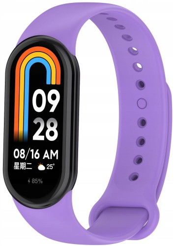 PASEK DO XIAOMI SMART MI BAND 8/9/10 – WYGODNA OPASKA, FIOLETOWY