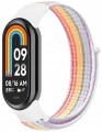 PASEK NYLONOWY DO XIAOMI SMART MI BAND 8/9/10 – STYLOWA I WYGODNA OPASKA, TĘCZOWE PRĄŻKI