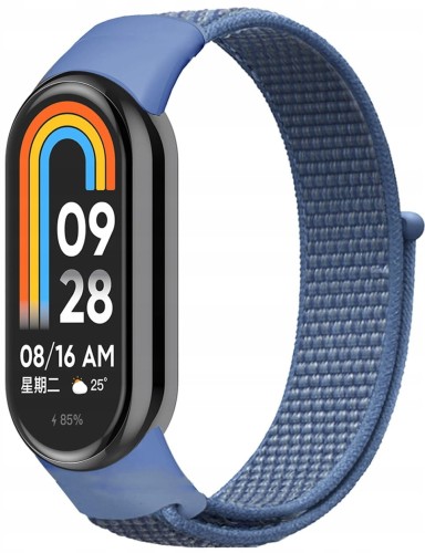PASEK NYLONOWY DO XIAOMI SMART MI BAND 8/9/10 – STYLOWA I WYGODNA OPASKA, NIEBIESKI