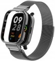 PASEK BRANSOLETA Z WBUDOWANYM ETUI DO XIAOMI REDMI WATCH 3 - CZARNY