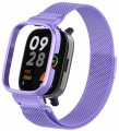 PASEK BRANSOLETA Z WBUDOWANYM ETUI DO XIAOMI REDMI WATCH 3 - FIOLETOWY