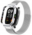 PASEK BRANSOLETA Z WBUDOWANYM ETUI DO XIAOMI REDMI WATCH 3 - SREBRNY