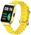 RANSOLETA PASEK Z RAMKĄ DO XIAOMI REDMI WATCH 2 LITE - ŻÓŁTY