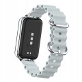 PASEK BRANSOLETA DO XIAOMI REDMI BAND 2 / MI BAND 8 ACTIVE - SZARY