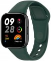 PASEK SILIKONOWY DO XIAOMI REDMI WATCH 3 - OPASKA NA NADGARSTEK, ZIELONY