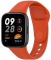 PASEK SILIKONOWY DO XIAOMI REDMI WATCH 3 - OPASKA NA NADGARSTEK, POMARAŃCZOWY