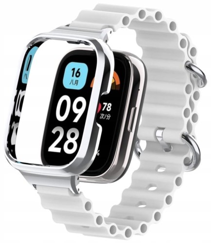 PASEK BRANSOLETA DO XIAOMI REDMI WATCH 3 ACTIVE - BIAŁY