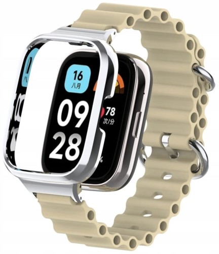 PASEK BRANSOLETA DO XIAOMI REDMI WATCH 3 ACTIVE - KREMOWY