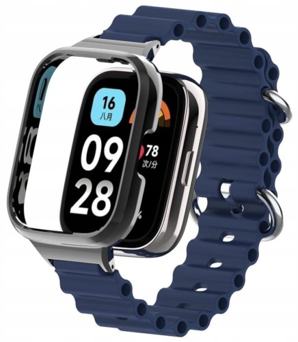 PASEK BRANSOLETA DO XIAOMI REDMI WATCH 3 ACTIVE - GRANATOWY