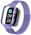  PASEK BRANSOLETA Z WBUDOWANYM ETUI DO XIAOMI REDMI WATCH 3 ACTIVE - FIOLETOWY