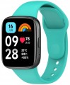PASEK SILIKONOWY DO XIAOMI REDMI WATCH 3 ACTIVE - OPASKA NA NADGARSTEK,  TURKUSOWY