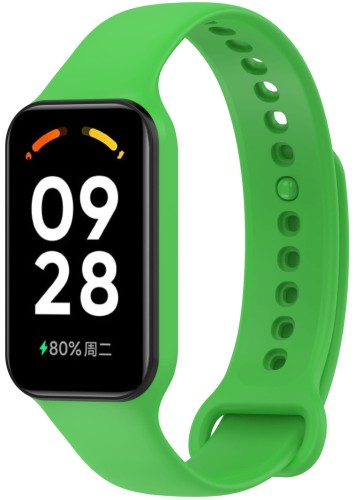 PASEK SILIKONOWY OPASKA DO XIAOMI REDMI SMART BAND 2 / MI BAND 8 ACTIVE - ZIELONY