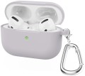 ETUI SILIKONOWE DO APPLE AIRPODS PRO 2 COVER CASE KARABIŃCZYK - LAWENDOWE