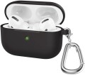 ETUI SILIKONOWE DO APPLE AIRPODS PRO 2 COVER CASE KARABIŃCZYK - CZARNE