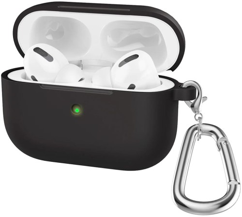 ETUI SILIKONOWE DO APPLE AIRPODS PRO 2 COVER CASE KARABIŃCZYK - CZARNE