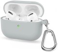 ETUI SILIKONOWE DO APPLE AIRPODS PRO 2 COVER CASE KARABIŃCZYK - SZARY