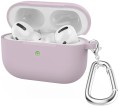 ETUI SILIKONOWE DO APPLE AIRPODS PRO 2 COVER CASE KARABIŃCZYK - FIOLETOWE