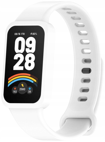 PASEK OPASKA DO XIAOMI SMART MI BAND 9 ACTIVE / REDMI BAND 3 - BIAŁY