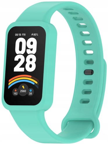 PASEK OPASKA DO XIAOMI SMART MI BAND 9 ACTIVE / REDMI BAND 3 - TURKUSOWY